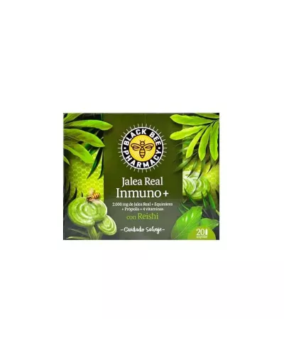 Black Bee Jalea Real Inmuno 20 Ampoules