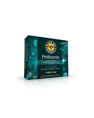 Black Bee Probiomix Con Jengibre 10 Cápsulas