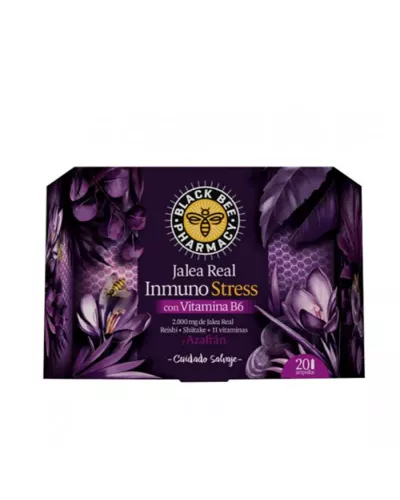 Black Bee Gelée Royale Immuno Stress 20 Ampoules