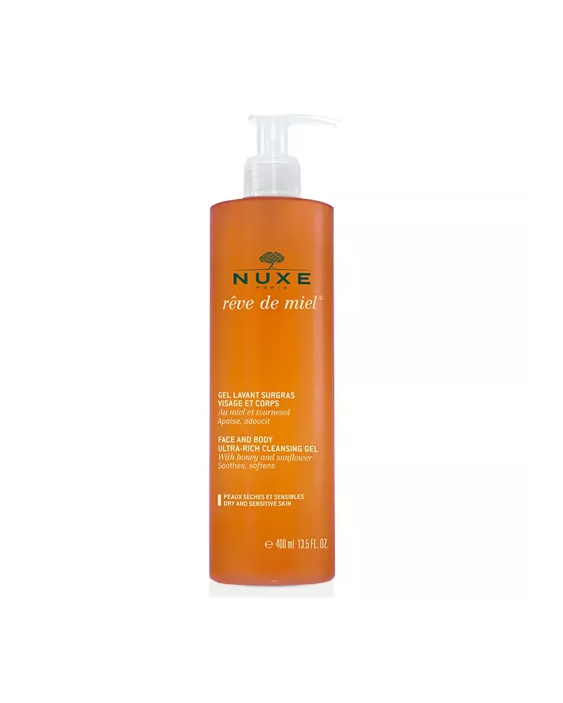 Nuxe Rêve De Miel Gel Limpiador Cara Y Cuerpo 400ml