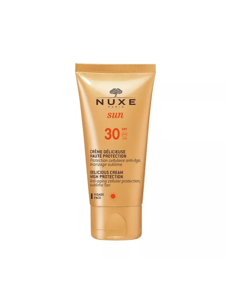 Nuxe Sun Crema Facial Deliciosa Protección Spf30 50ml