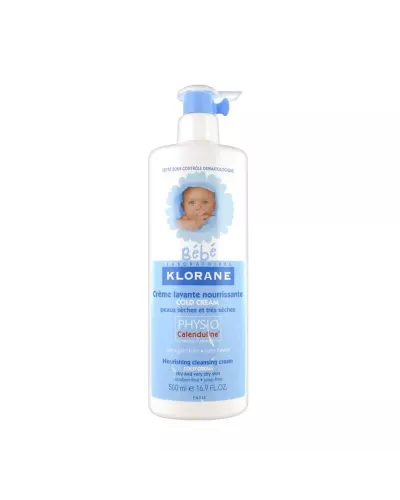 Klorane Bebé Crema Cold Limpiadora Y Nutritiva 500ml