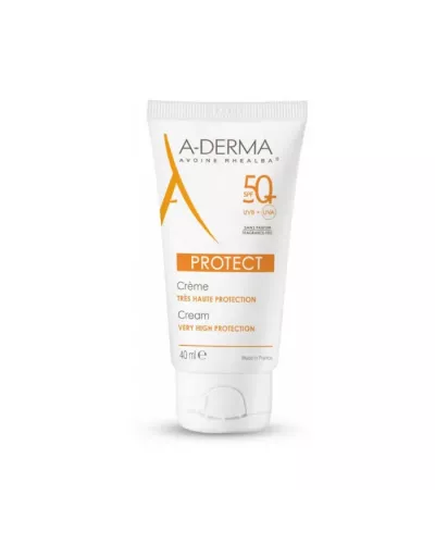 A-Derma Protect Crème Non Parfumée Spf50 + 40ml