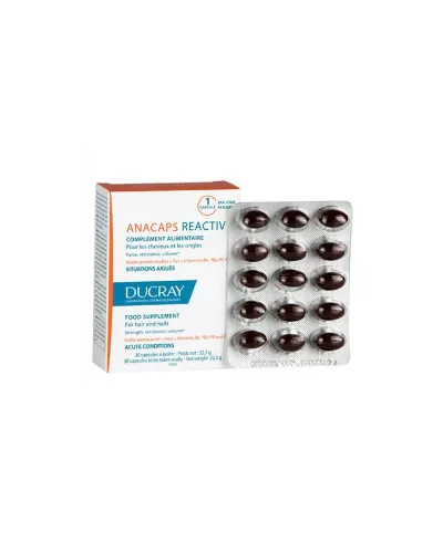 Ducray Anacaps Reactiv 30 Capsules