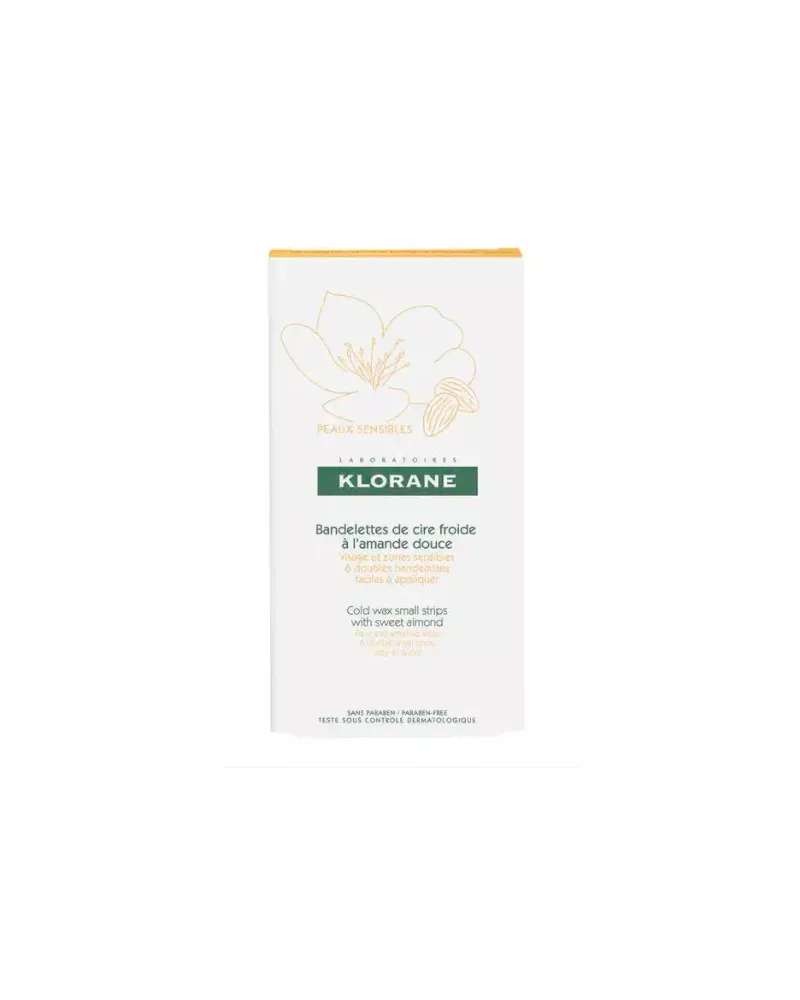 Klorane Hair Removal Cold Wax Strips Face