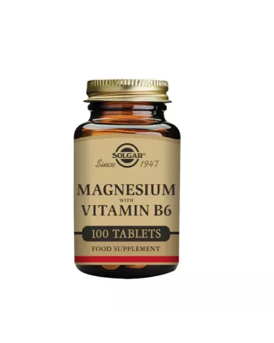 Solgar Magnesium With Vitamin B6 - Pack of 100