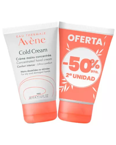 Avène cold cream mains 2x50ml