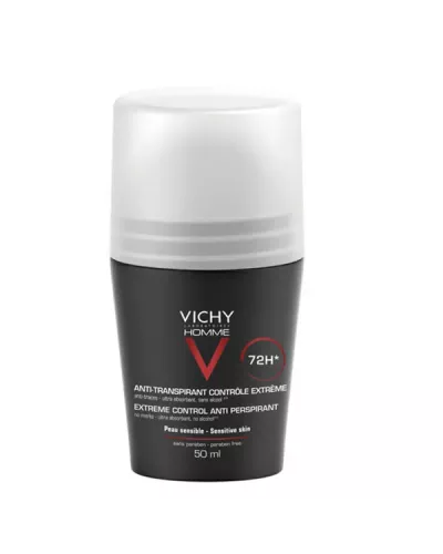 Roll-On Antitranspirante Vichy Homme Intense 50ml