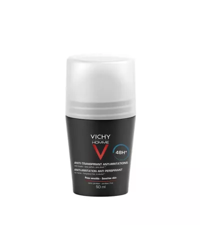 Vichy Homme Déodorant Roll On Peaux Sensibles 50ml