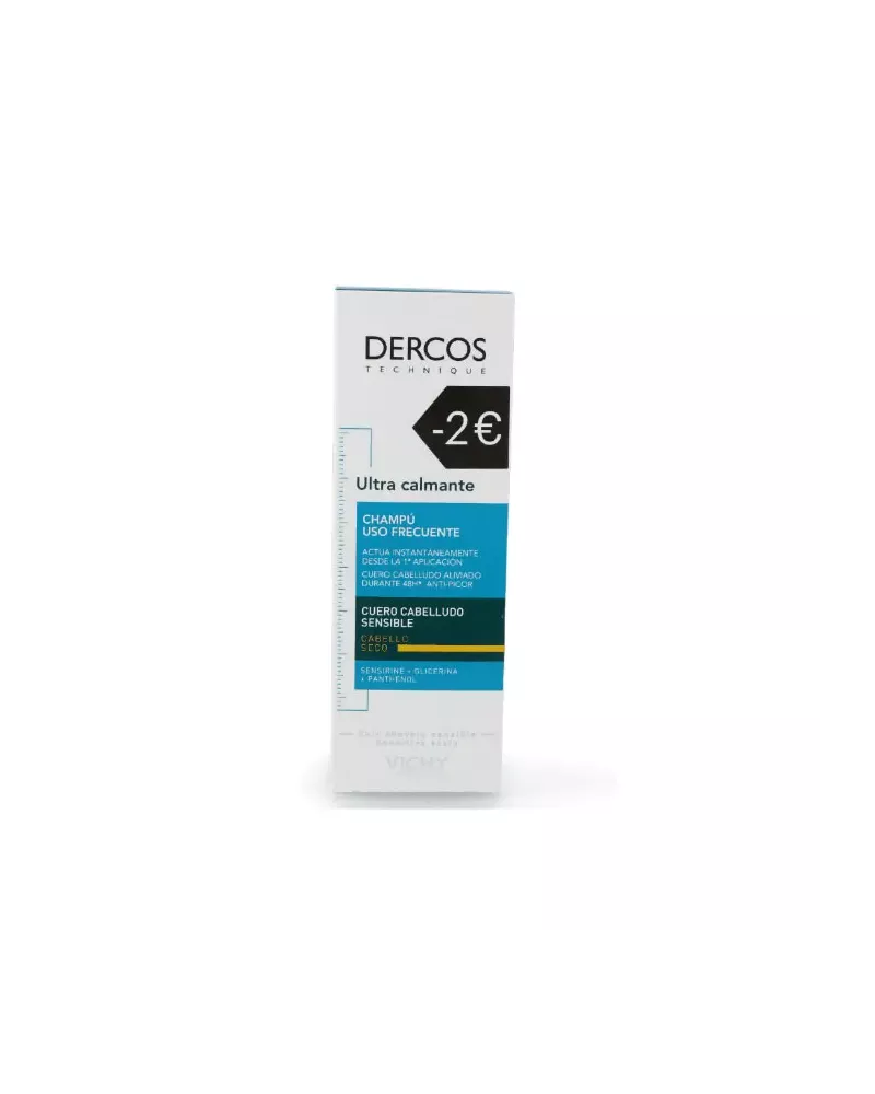 Vichy Dercos Ultra Soothing Shampoo for Dry Hair 200ml