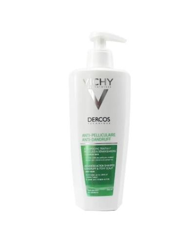Vichy Dercos Anti Pelliculaire Shampooing Cheveux Secs 390ml