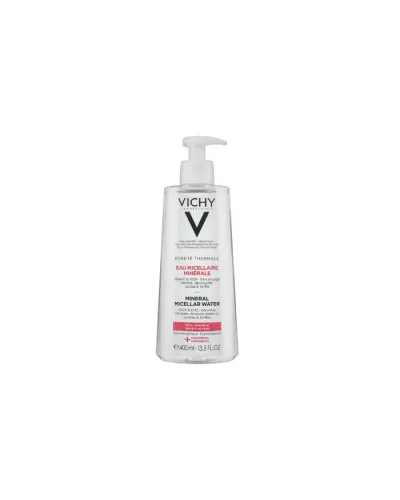 Vichy Pureté Thermale Agua Micelar Mineral Pieles Sensibles 400ml