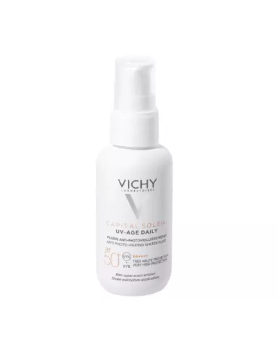 Vichy Capital Soleil Uv-Age Daily SPF50+ Water Fluid Antifotoenvejecimiento 40ml