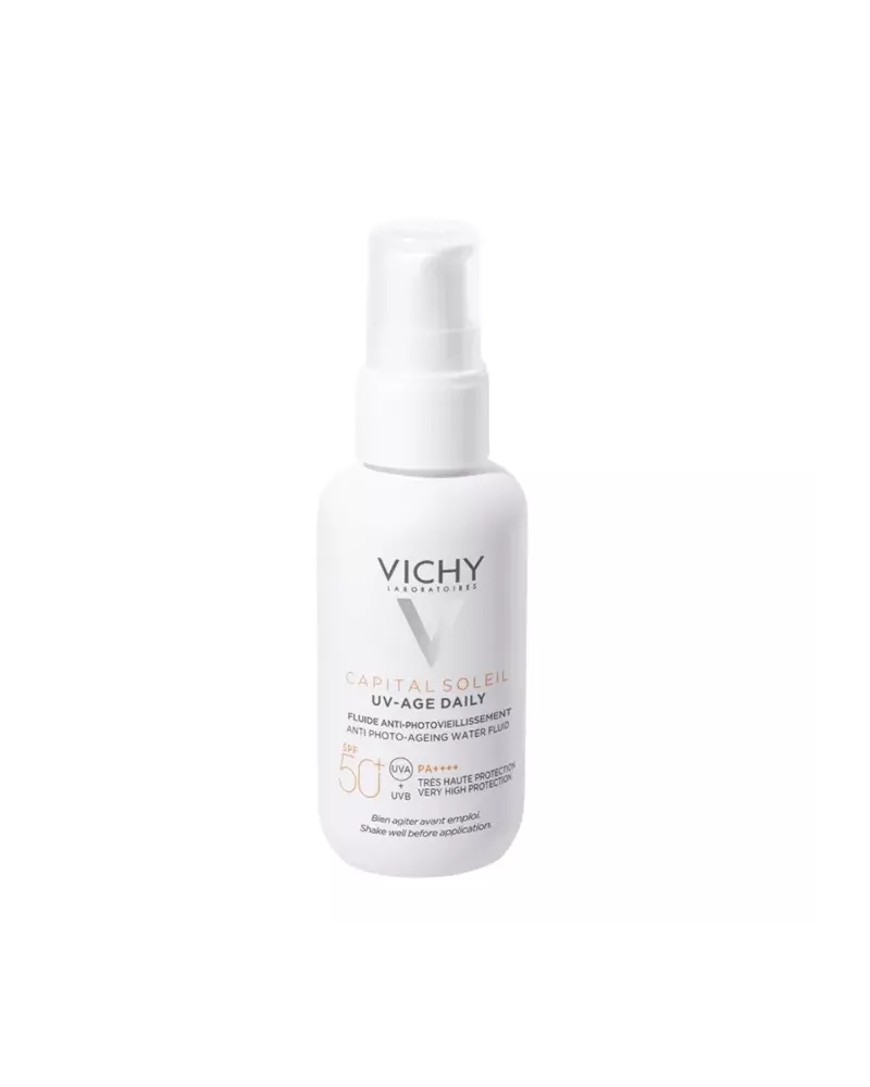 Vichy Capital Soleil Uv-Age Daily SPF50+ Water Fluid Antifotoenvejecimiento 40ml