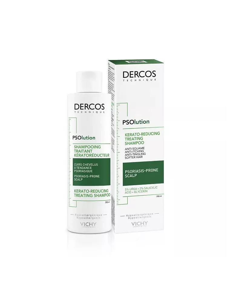 Vichy Dercos Psolution Shampoo Keratoreducing Treatment 200ml