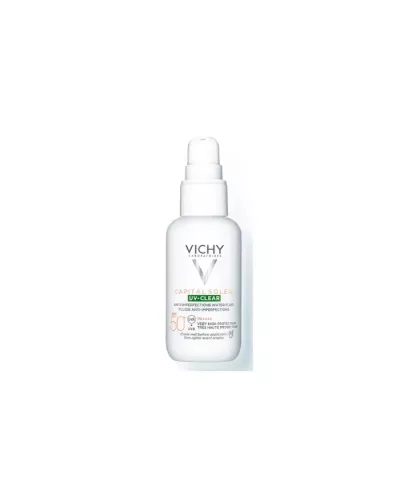 Capital Soleil Uv Clear Fluide Anti Imperfections Spf50+ 40 ml