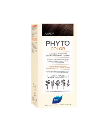 Phyto Coloración De Cabello Phytocolor 5 Castaño Claro 180g