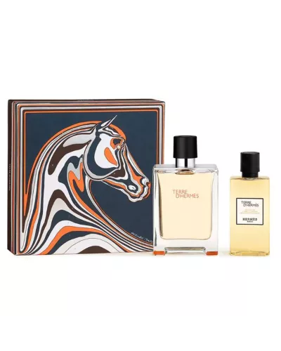 Hermès Terre D'Hermès Eau de Toilette 100ml Spray & Body Lotion 1u