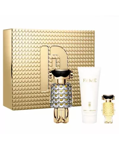 Paco Rabanne Fame Eau de Parfum Vaporisateur 80ml Coffret 3 Productos