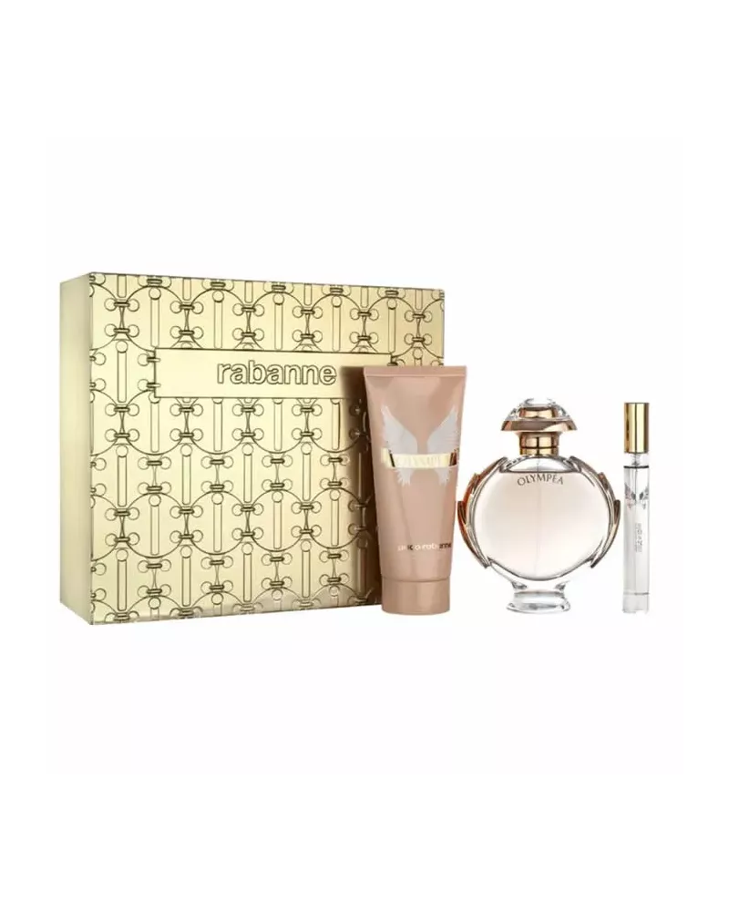 Paco Rabanne Olympea Eau De Parfum Spray 80ml Set 3 Piezas