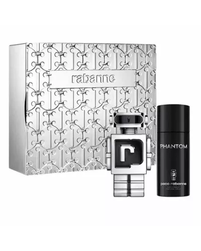 Paco Rabanne Phantom Eau De Toilette Spray 100ml Set 2 Piezas
