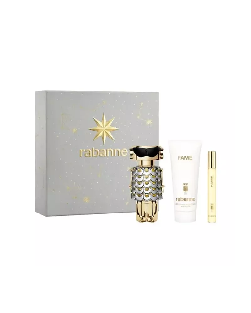 Rabanne Fame Eau de Parfum Spray 80ml Gift Set with 3 Items