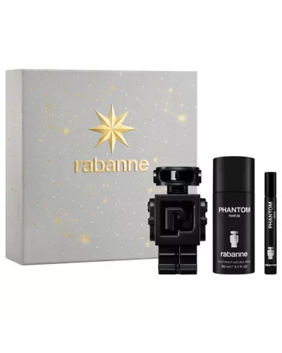 Rabanne Phantom Eau de Parfum Spray 100ml Gift Set with 3 Items
