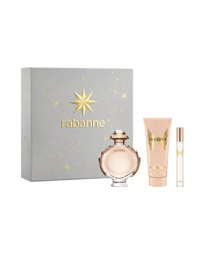 Rabanne Olympéa Eau De Parfum Vaporisateur 80ml Coffret 3 Produits