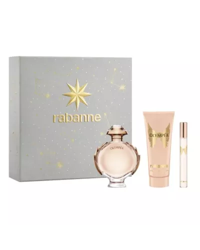 Rabanne Olympéa Eau de Parfum Spray 80ml Gift Set 3 Items