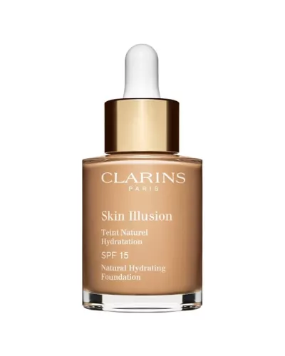Clarins Skin Illusion Natural Hydrating Foundation Spf15 110 Honey 30ml