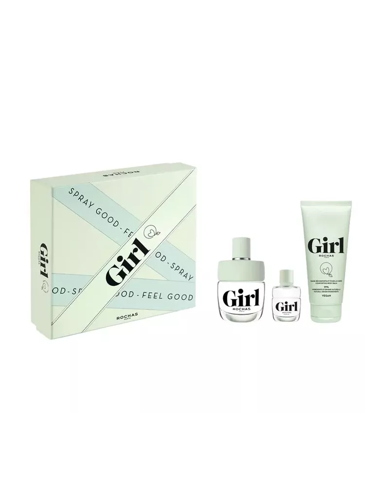 Rochas Girl Eau De Toilette Vaporisateur 100ml Coffret 3 Produits