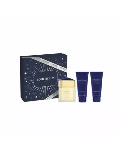 Boucheron Homme Eau De Parfum Vaporisateur 100ml Coffret 3 Produits