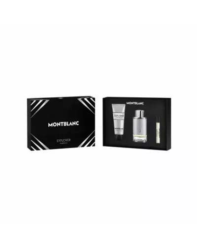Montblanc Explorer Platinum Eau De Parfum Vaporisateur 100ml Coffret 3 Produits