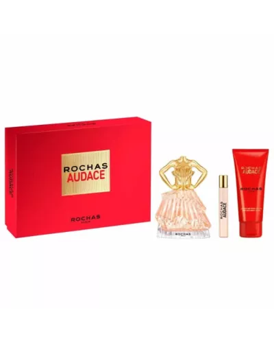 Rochas Audace Eau De Perfume Vaporisateur 90ml Coffret 3 Produits