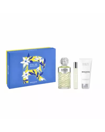 Rochas Eau De Rochas Eau De Toilette Spray 100ml Coffret 3 Produits