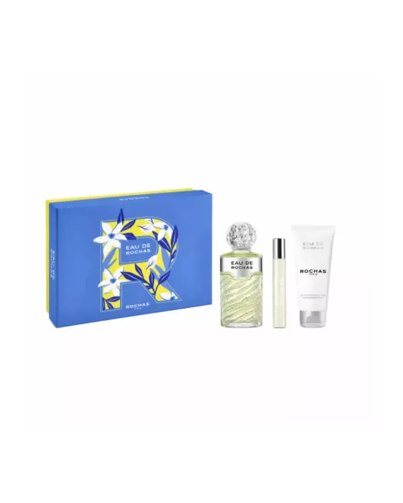 Rochas Eau De Rochas Eau De Toilette Spray 100ml Set 3 Pieces