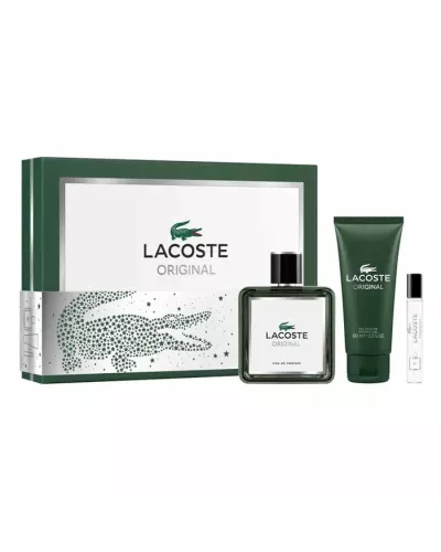 Lacoste Original Eau de Parfum Spray 100ml Gift Set 3 Items