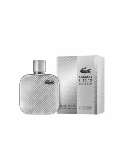 Lacoste L.12.12 Silver Grey Eau De Parfum Vaporisateur 100ml