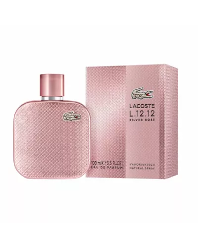 Lacoste L.12.12 Silver Rose Eau de Parfum Spray 100ml