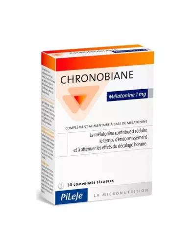 Pileje Chronobiane Melatonin 1mg 30 Comprimés