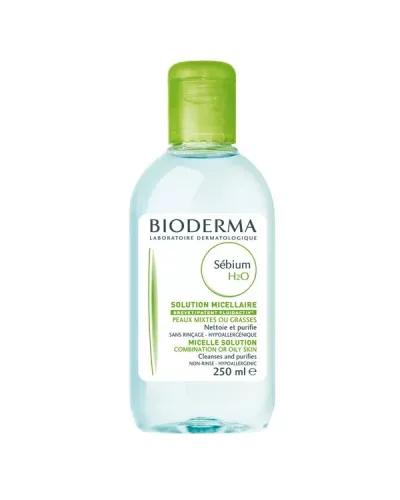 Bioderma Sebium H2o Micelle Solution Combination Or Oily Skin 250ml