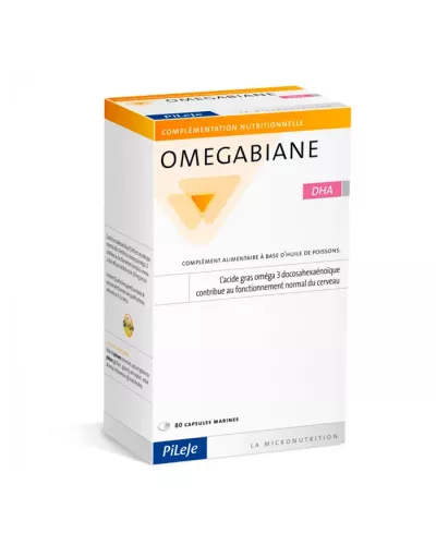 Pileje Omegabiane Dha 80 Capsules