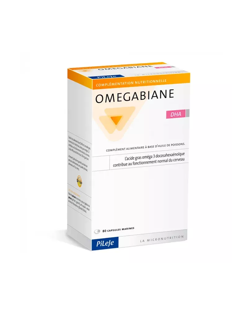 Pileje Omegabiane Dha 80 capsules