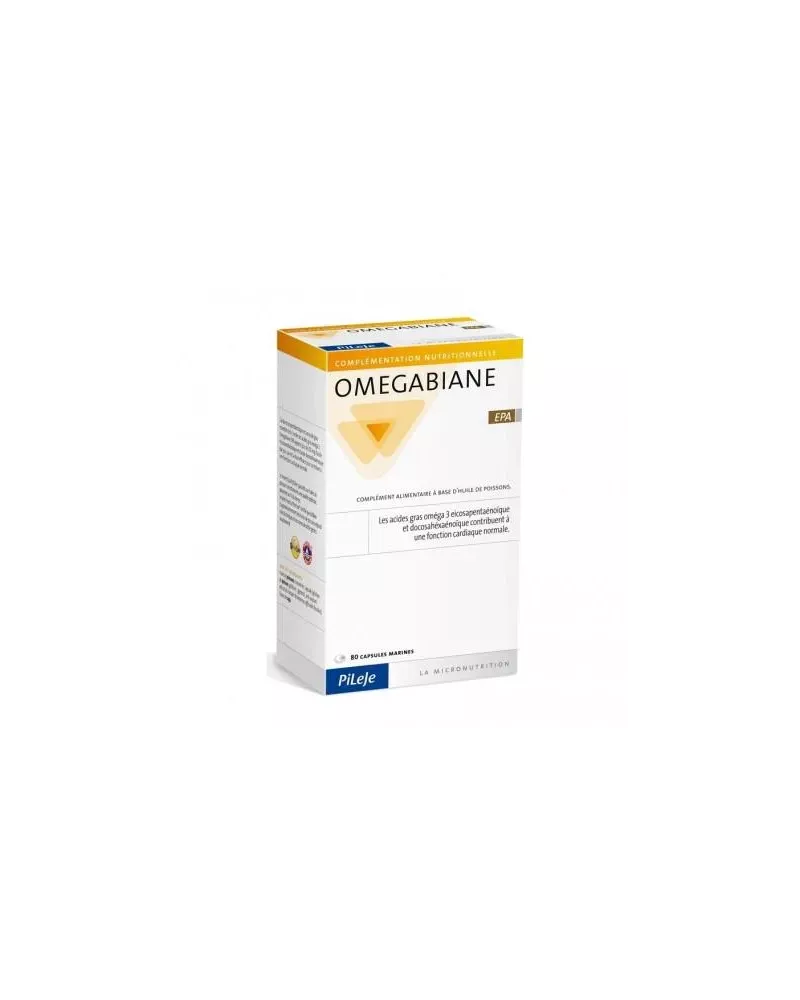 Pileje Omegabiane Epa 80 Capsules