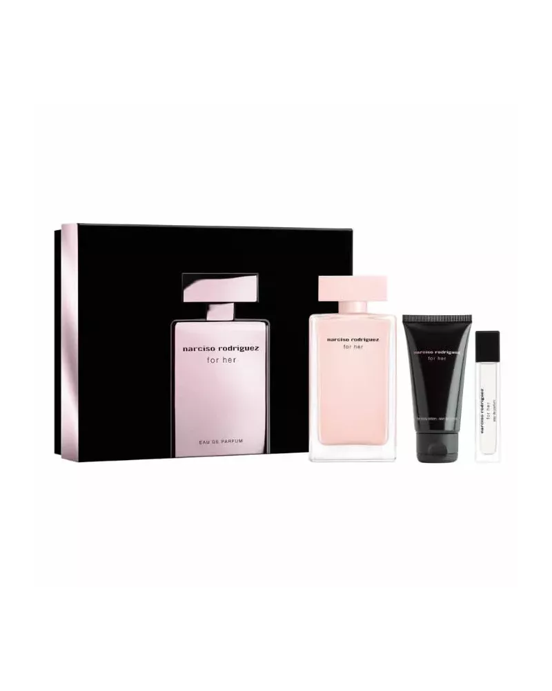Narciso Rodriguez For Her Eau de Perfume Spray 100ml Estuche 3 Productos