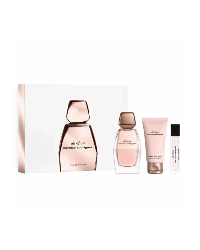 Narciso Rodriguez All Of Me Eau de Parfum Spray 90ml Gift Set with 3 Products
