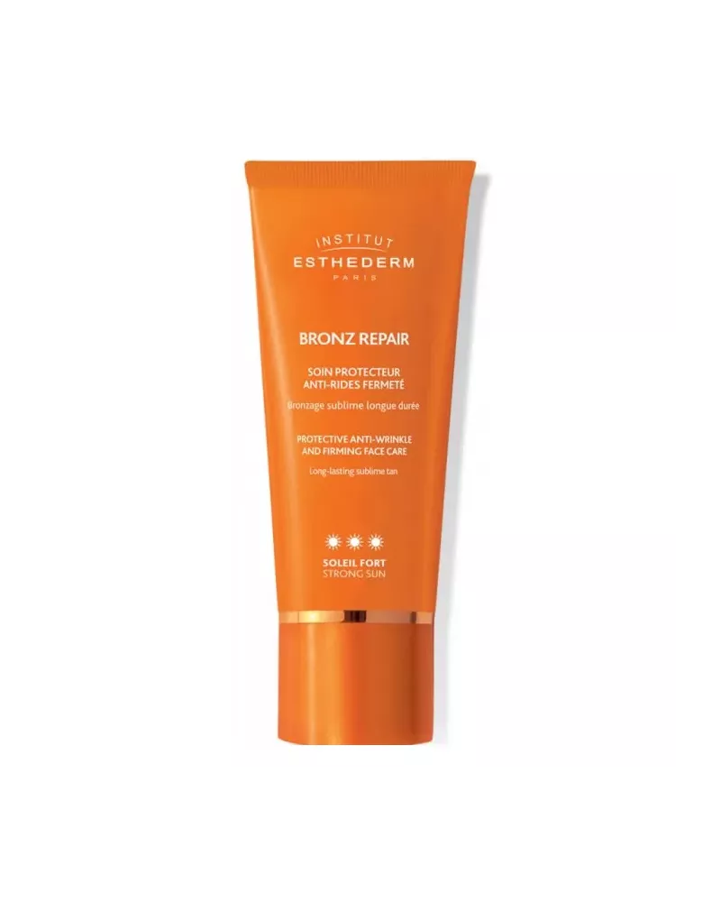 Institut Esthederm Bronz Repair Soin Protecteur Anti Rides Fermeté Soleil Doux Soleil Fort 50ml