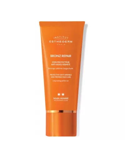 Institut Esthederm Bronz Repair Soin Protecteur Anti Rides Fermeté Soleil Doux Soleil Modéré 50ml