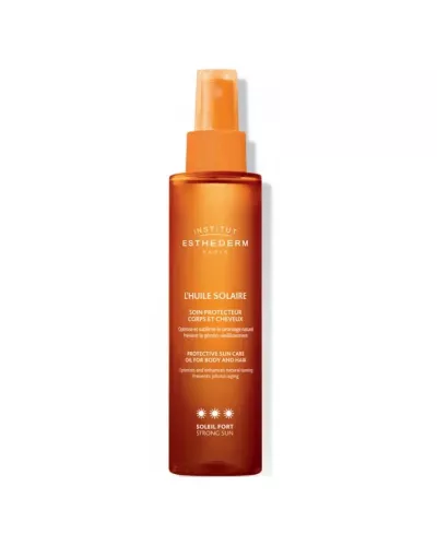 Institut Esthederm Suncare Oil Body And Hair Strong Sun 150ml