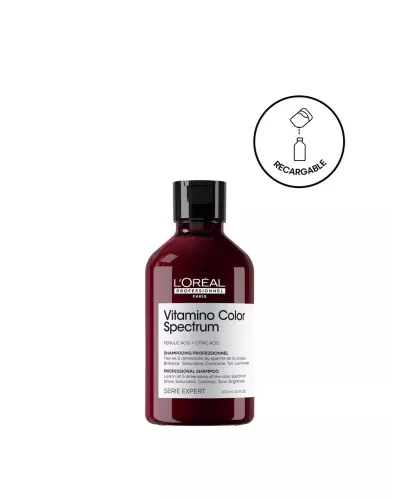 L'oreal Professionnel Vitamino Color Spectrum Champú Sin Sulfatos, Para Cabello Teñido, Fija El Color 300ml
